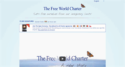 Desktop Screenshot of freeworldcharter.org