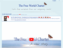 Tablet Screenshot of freeworldcharter.org